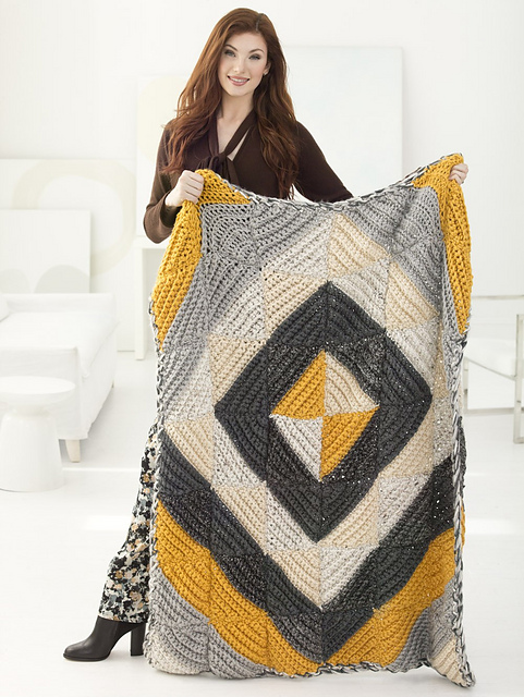 Sun and Shadows Afghan