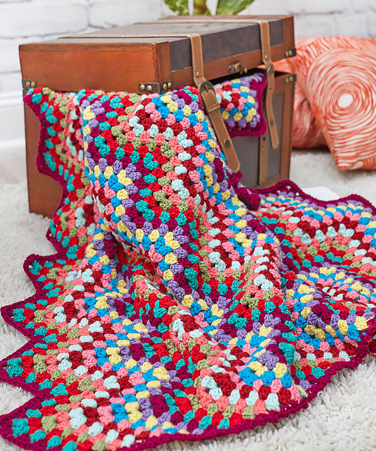 Throw-back Granny Chevron