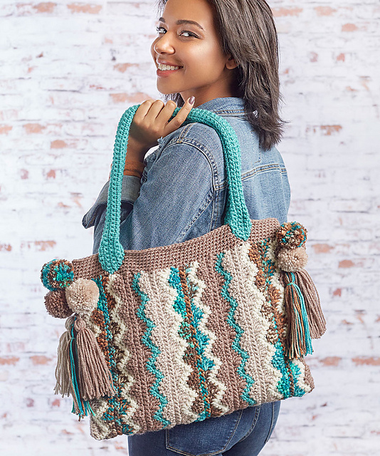 Flame Stitch Bag