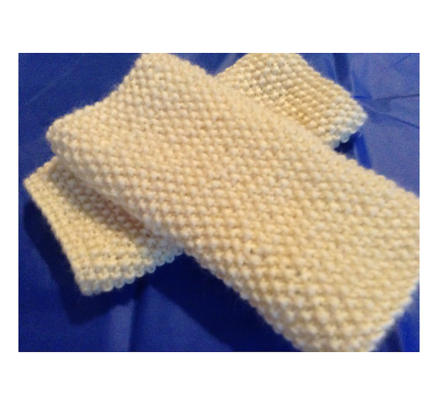 Knit to fit easy mitts