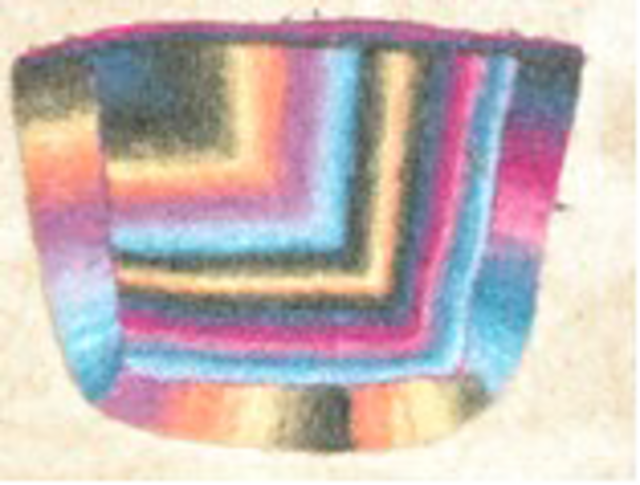 Large Mitered Square Felted Bag