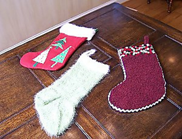 Knitted Angel Hair Stocking