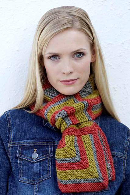 Olympic Mitered Scarf