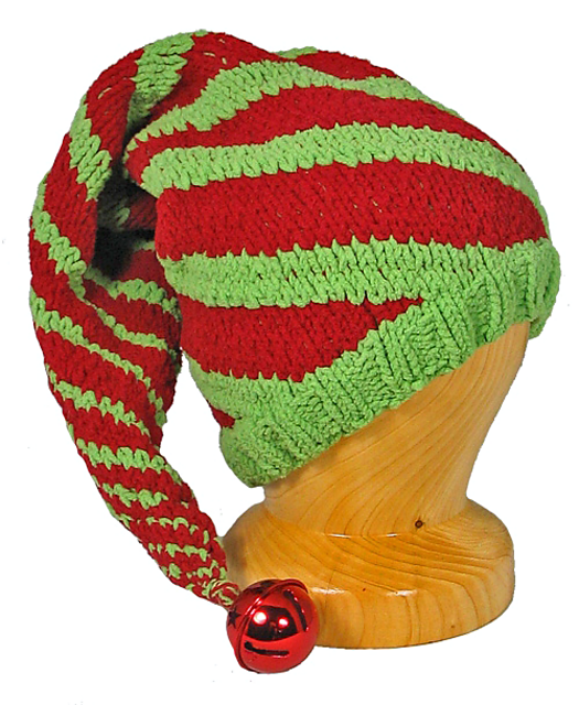 Candy Cane Twist Stocking Cap