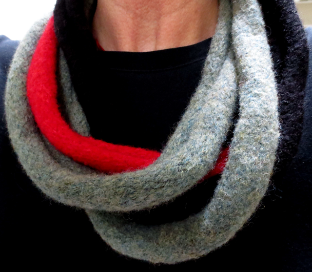 No Leftovers - "Felting, Party of Four" Cowl