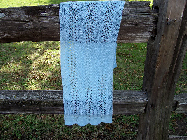 Old Shale Lace Scarf 