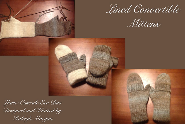 Lined Convertible Mittens