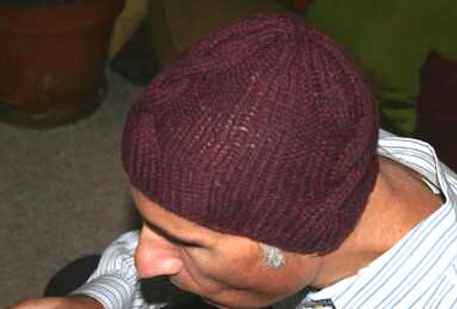 Cabled Skull Cap
