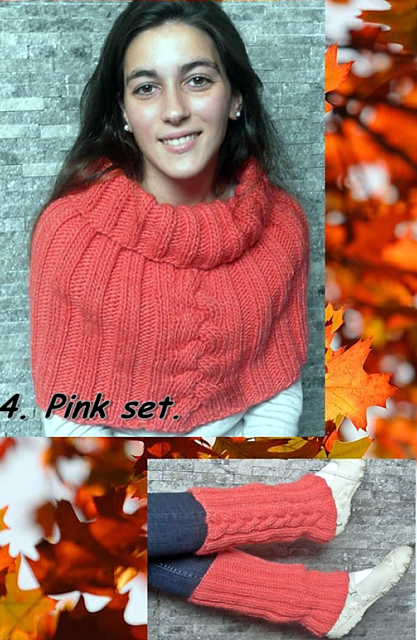 Pink Set - poncho