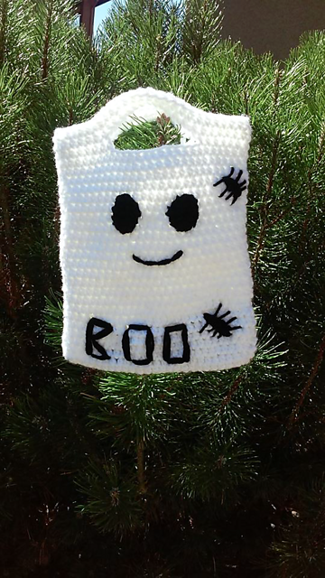 Ghost Trick or Treat Bag