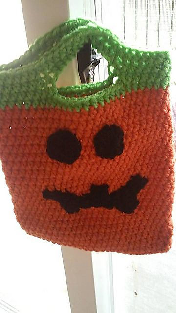 Jack-O-Lantern Trick or Treat Bag