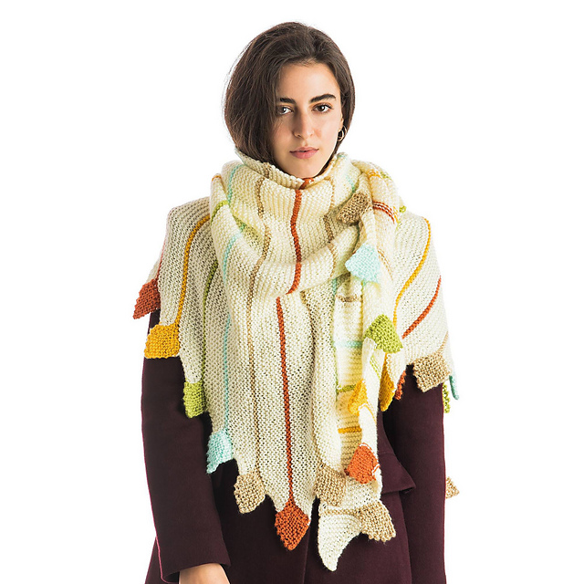 Radiant Rays Knit Wrap