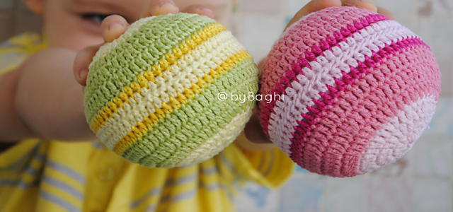 Striped Squishy balls