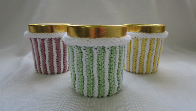 Striped Ice Cream Cozy