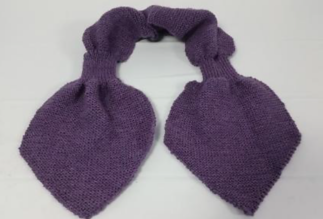 Cathy's Bow Tie Knit Scarf