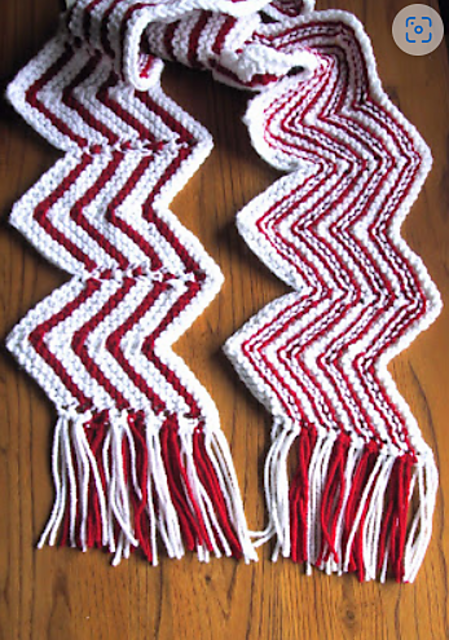Peppermint Ripple Scarf