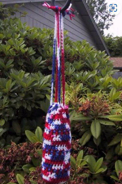 July Beaded Water Bottle Holder