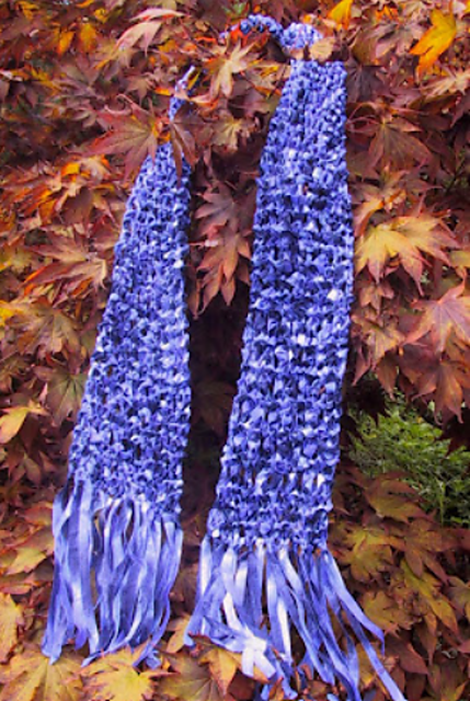 My September Scarf - Dress Blues