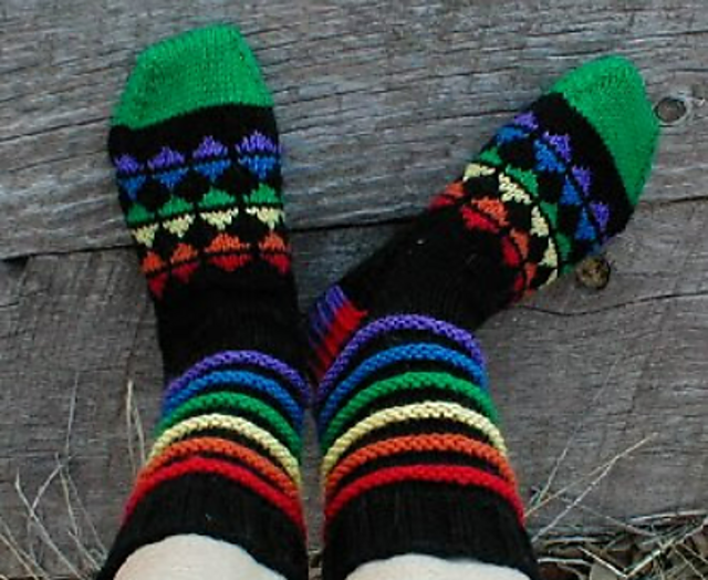 ROY G BiV Socks