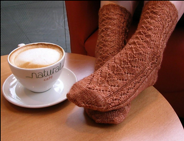 Latte Lace Socks