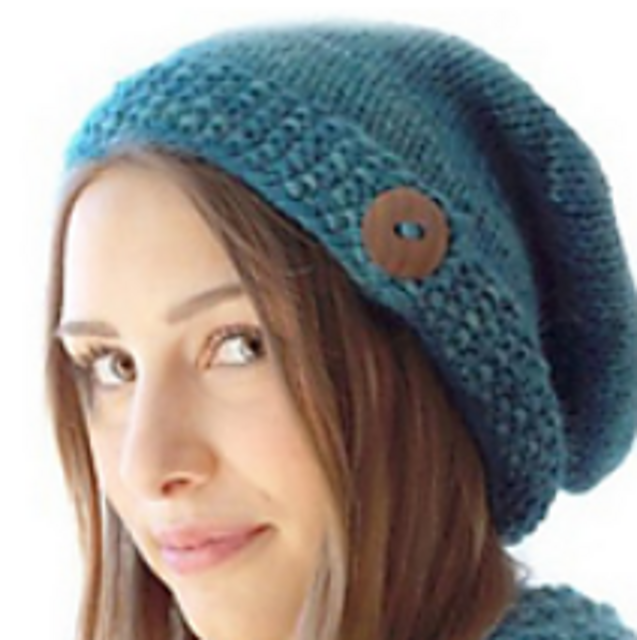 Buttoned Slouch Hat