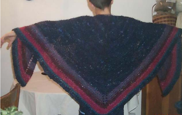 Triangular Stash Shawl