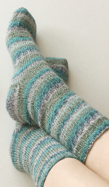 The Lovely Toe-up Socks