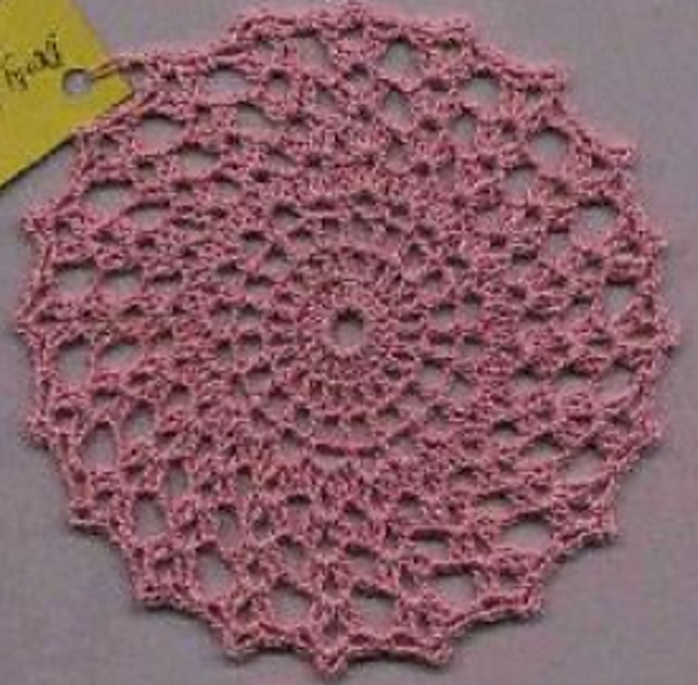 Pink Doily