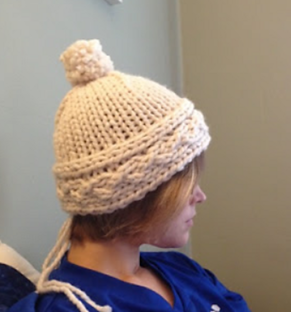 No Cable Braid Hat