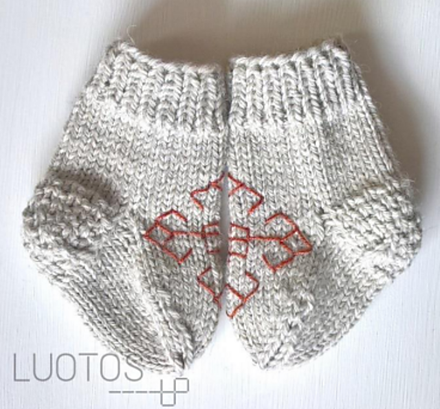 Embroidered Baby Socks