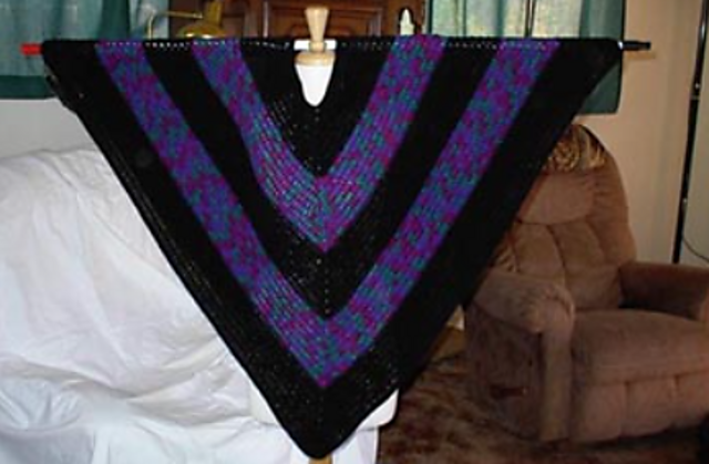 Striped Poncho