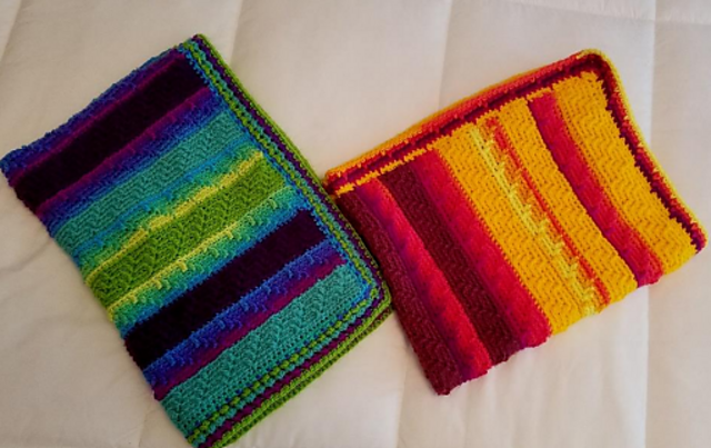 Mosaic Baby Stroller Blanket