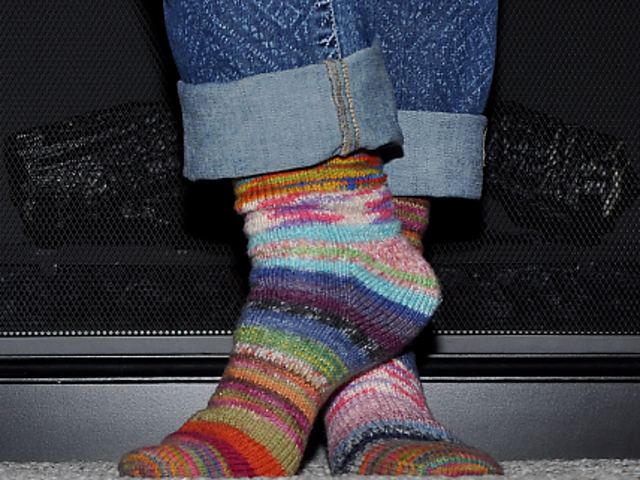 Basic Toe Up Socks