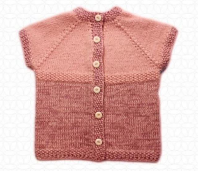Knitting  baby vest (3-4 years old)