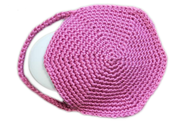 Rose soap cozy
