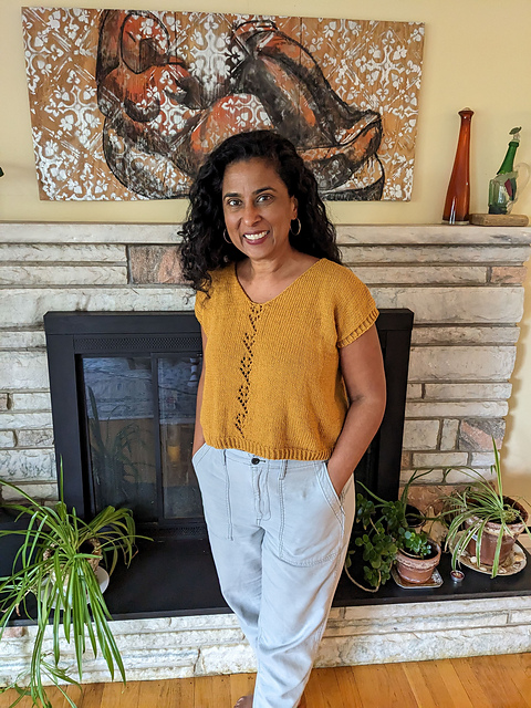 Ravelry: Mustard Flower Tee pattern by Hook Mountain Handmade