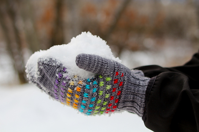 Hip to be Square (Mittens)