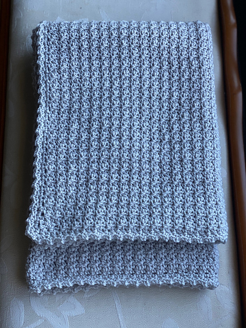 Gray Skies Baby Afghan