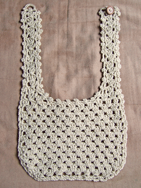 Ravelry: P.22 Baby Bib (スタイ) pattern by Yumiko Kawaji (川路 ゆみこ)