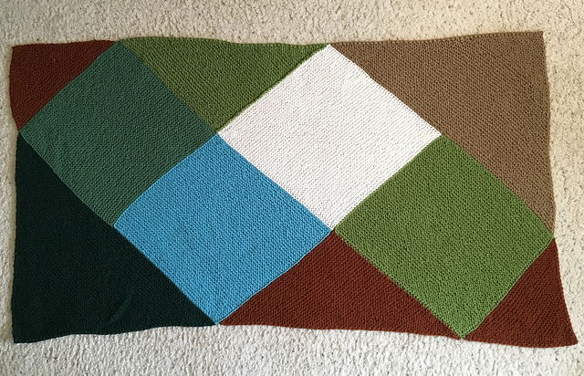 Patchwork Blues Afghan