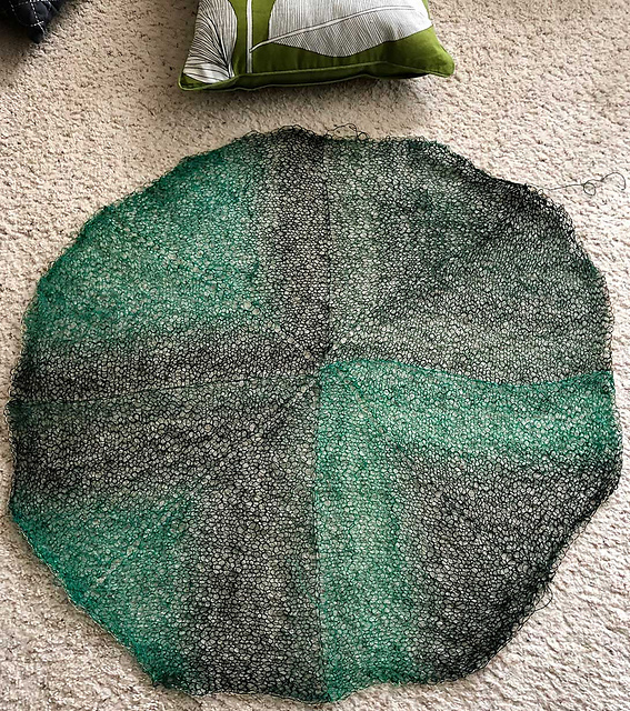 Lanier Circlet as a Double Cape Wrap