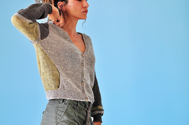 Ravelry: Intarsia ResetCardi pattern by La Maison Rililie