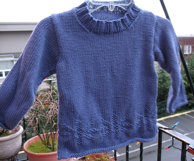 Design A - Girl's Sweater with Round or Cowl Neck