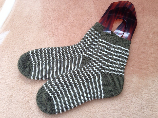P.55 Stripe pattern socks