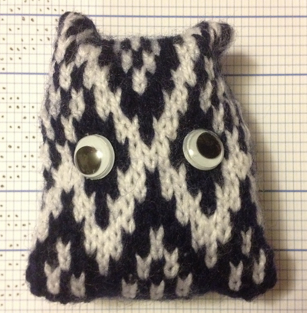 Mini Monster Colour-Work Cushion