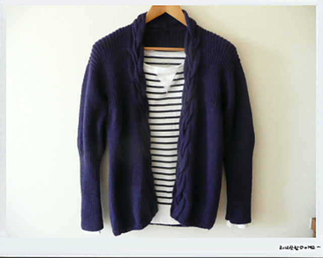 12. Straight Cardigan まっすぐ編むガーデ