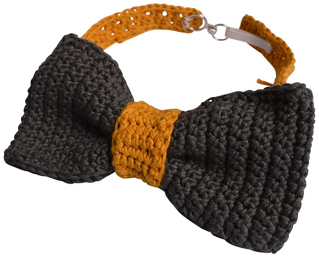 Crocheted Bow Tie