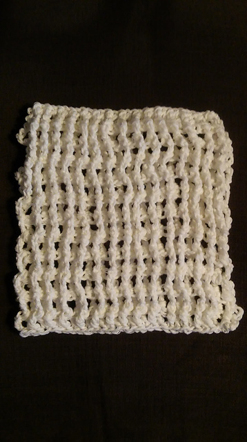 Post Stitch Dishcloth