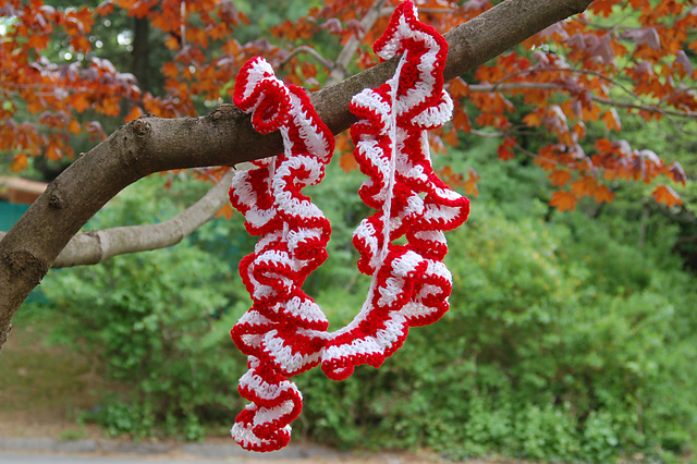 Peppermint Swirl Special Olympics Scarf