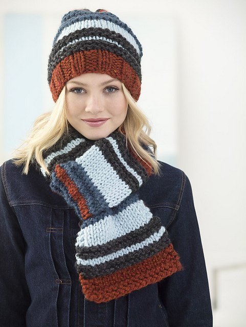 Campus Stroll Hat and Scarf